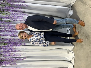 Jim and Sheree standing together at a ministry gathering
