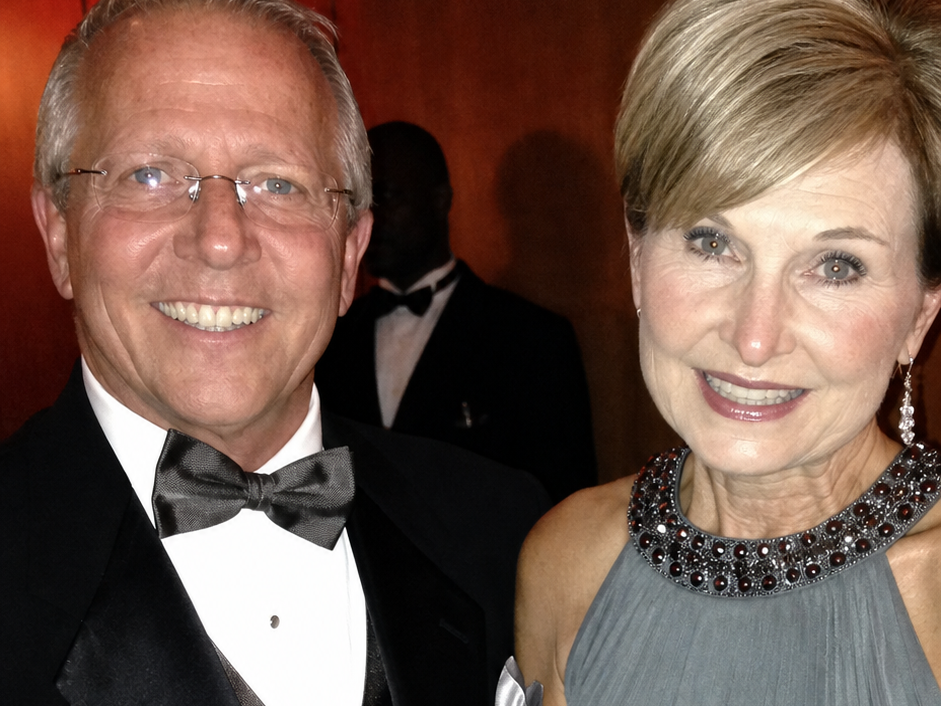 Jim and Sheree at a formal ministry event