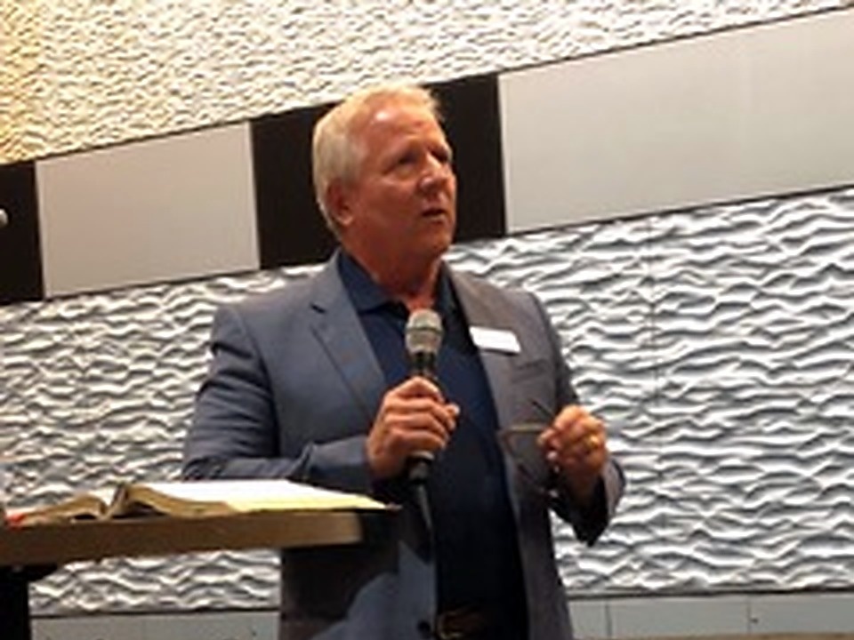 Jim teaching during a ministry gathering