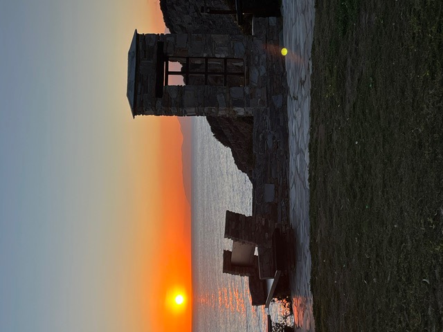 Sunset over the Aegean Sea, Greece