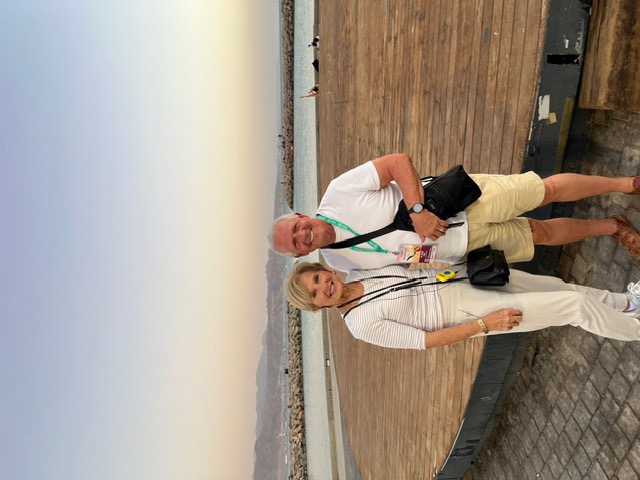 Jim and Sheree in Eilat, Israel