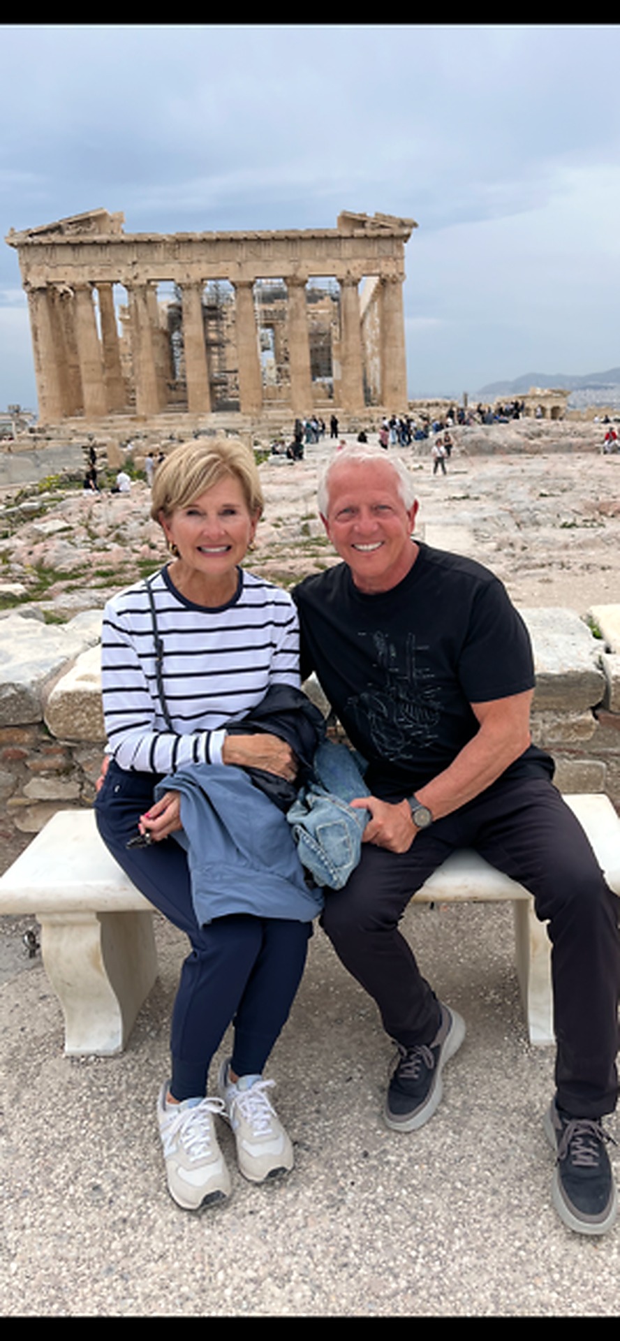 Jim and Sheree at the Acropolis, Greece